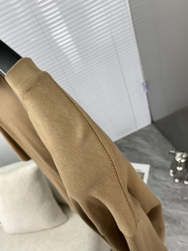Fendi 2023ss spring and summer high-quality 260g Gucci double yarn tide brand cotton T-shirt, handicraft level - Image 8