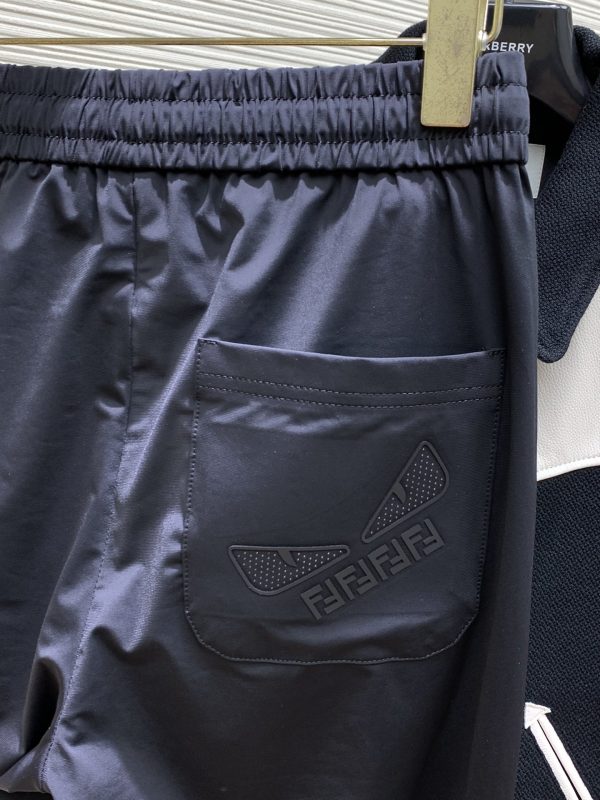FENDI, the newest product in the spring of 2023, is available at counters at the same time, original order, fashionable casual pants, imported original fabric, exquisite printing process letter pattern logo - Image 8