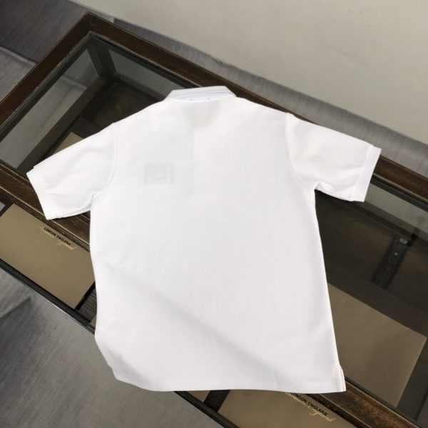 FENDI 2023 spring and summer latest, official website spring and summer new men's short-sleeved lapel polo shirt, high-end custom imported mercerized pearl cotton fabric, comfortable to wear - Image 9