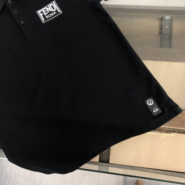 FENDI 2023 spring and summer latest, official website spring and summer new men's short-sleeved lapel polo shirt, high-end custom imported mercerized pearl cotton fabric, comfortable to wear - Image 14