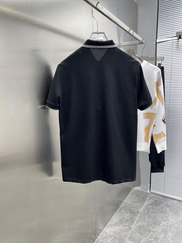 Fendi 2023ss summer new men's lapel short-sleeved T-shirt POLO shirt, high-end version! Custom-made fabrics with high breathability and comfort - Image 8