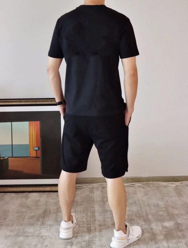 Brand [FENDI] 2023 new men's short-sleeved shorts suit! Synchronous sales on the official website! High-end version on the market - Image 7