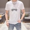 FENDI ?1993 spring and summer latest product, available at counters at the same time, original order hard goods, fashionable and casual round neck short sleeves, imported original high-count mercerized cotton fabric