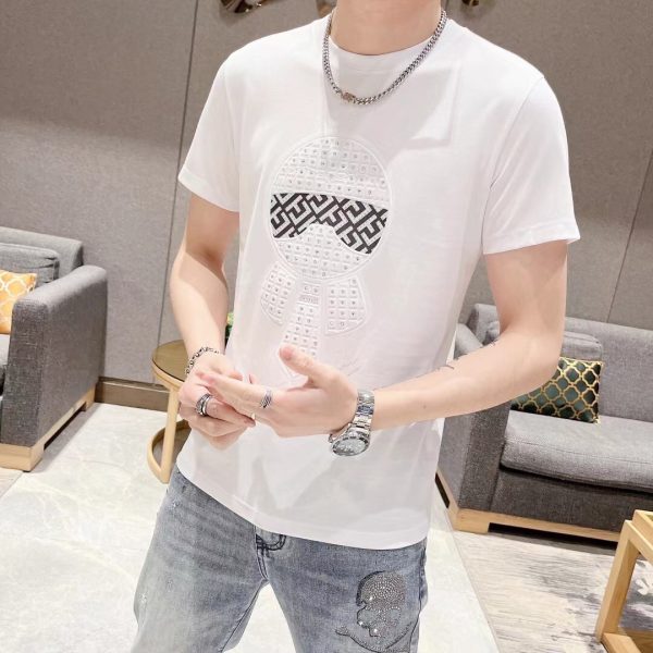 FENDI ?1993 spring and summer latest product, available at counters at the same time, original order hard goods, fashionable and casual round neck short sleeves, imported original high-count mercerized cotton fabric - Image 6