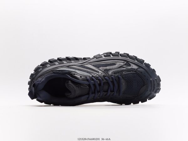 BALENCIAGA Defender Rubber Platform Sneakers Defender series low-top tank track tire type off-road outdoor outdoor heightened thick-soled casual sports jogging shoes - Image 3