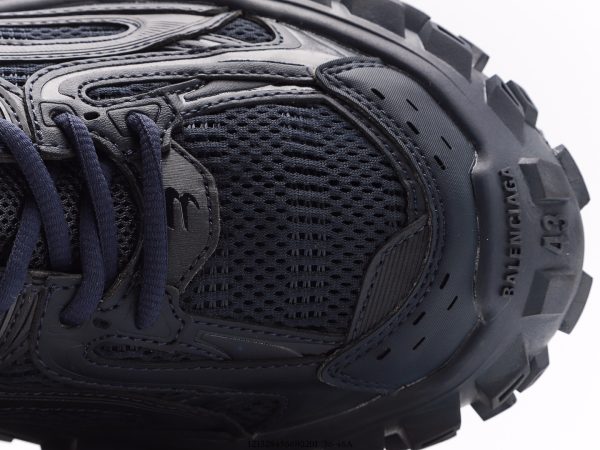 BALENCIAGA Defender Rubber Platform Sneakers Defender series low-top tank track tire type off-road outdoor outdoor heightened thick-soled casual sports jogging shoes - Image 8