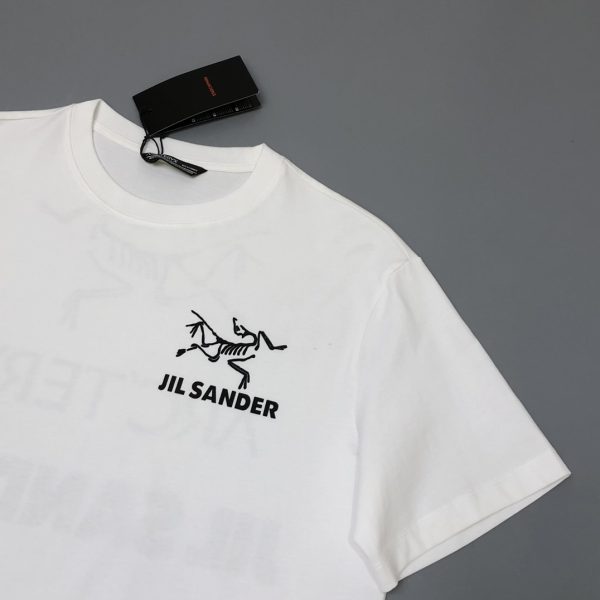 Jil Sander x Arcteryx joint limited-edition T-shirt, made of cotton 32-count double-ply yarn, logo letter on the front chest, joint logo on the back panel, loose fit. Size: M-XXL - Image 15