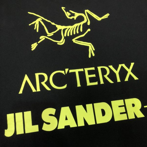 Jil Sander x Arcteryx joint limited-edition T-shirt, made of cotton 32-count double-ply yarn, logo letter on the front chest, joint logo on the back panel, loose fit. Size: M-XXL - Image 3