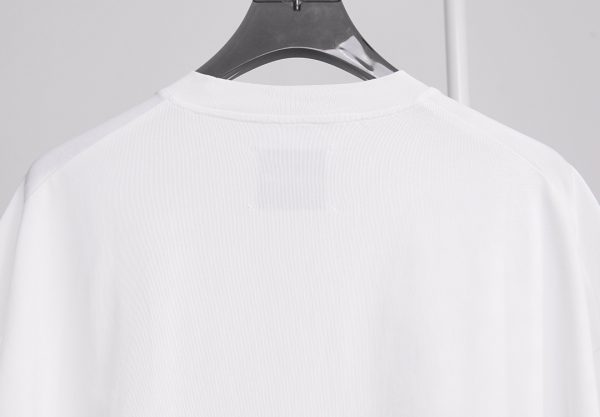 JIL Sander 23 spring and summer new products Twelve constellation series (Leo Leo) logo patch embroidery round neck short-sleeved T-shirt - Image 21
