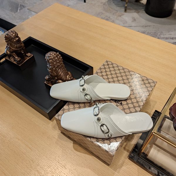 Balenciaga2023 explosion single style (23 official latest printed B-pattern magnet folding box packaging) Multi-color spring and summer beauty ? (Top version, exclusive release.) Muller Square Toe Drag