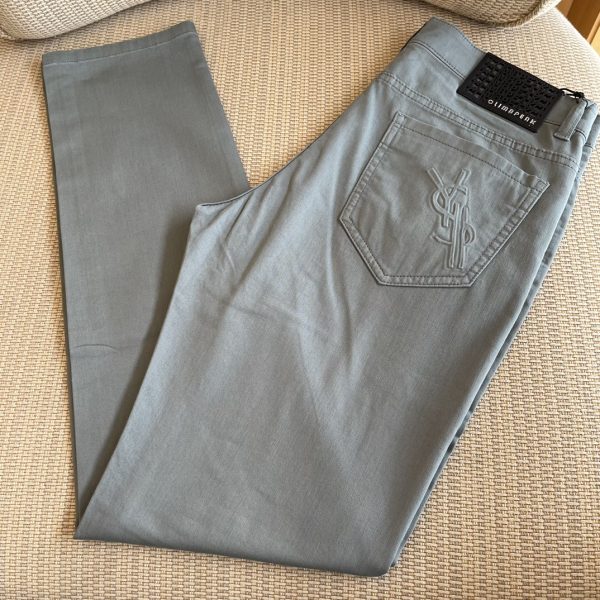 Ysl - 2023ss spring and summer new products will be launched simultaneously. Original order high quality stylish casual pants. Super versatile. Exclusive customization - imported high-end cotton fabric - Image 6