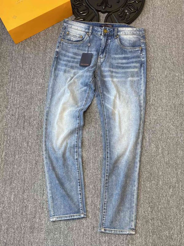 YSL-23 spring and summer original single men's fashion casual denim jeans, Hong Kong foreign company channel goods, high-end Japanese OEM products, heavy platinum quality products - Image 3
