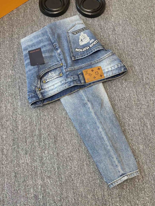 YSL-23 spring and summer original single men's fashion casual denim jeans, Hong Kong foreign company channel goods, high-end Japanese OEM products, heavy platinum quality products - Image 9