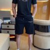 YSL Saint Laurent] 2023 new men's short-sleeved shorts suit! Simultaneous sales on the official website! High-end version on the market