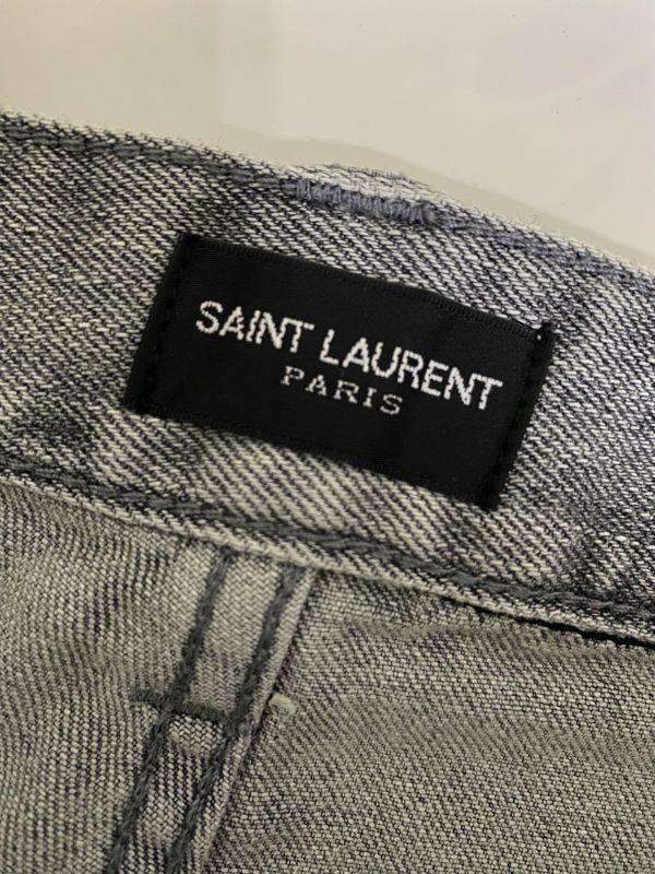 YSL's 23SS spring and summer new jeans replenishment order arrives, high-end quality, slim fit, elastic fabric - Image 8