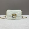 Pinko 2023 Women'S Bag Quilted Rhinestone Decoration Small Bird Bag 100040A0H3 White