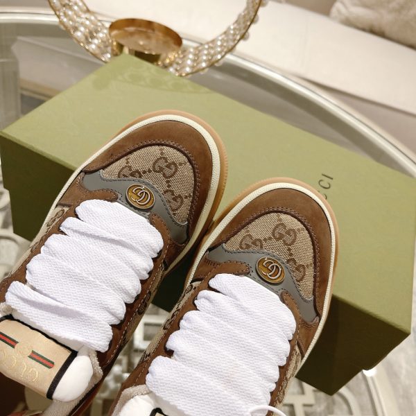 Gucci’s latest chubby thick-soled dirty shoes couple casual shoes 6cm height increasing shoes - Image 7