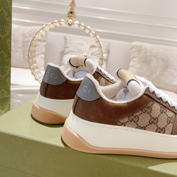 Gucci’s latest chubby thick-soled dirty shoes couple casual shoes 6cm height increasing shoes - Image 8