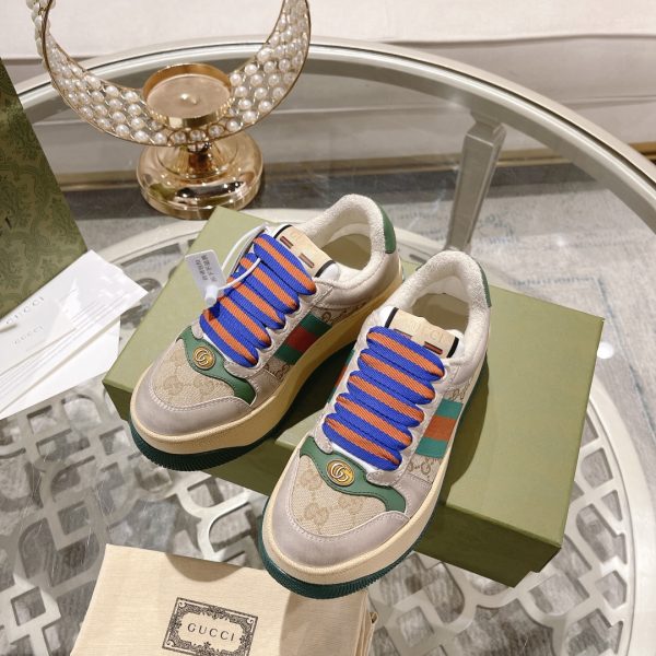 Gucci’s latest chubby thick-soled dirty shoes couple casual shoes 6cm height increasing shoes - Image 5