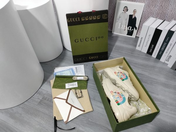 High version of Gucci dad shoes for couple R - Image 4