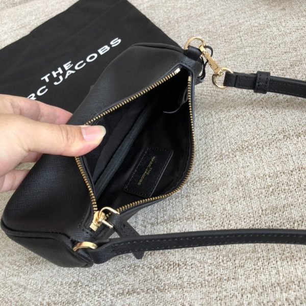 Marc Jacobs Crescent Bag Armpit Bag Shoulder Strap Adjustable Summer New Dust Bag Black - Image 9