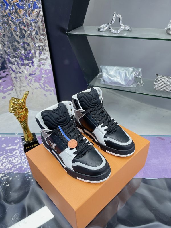 2024 Louis Witton High Top Collection Trainer is transparent PVC sneakers B